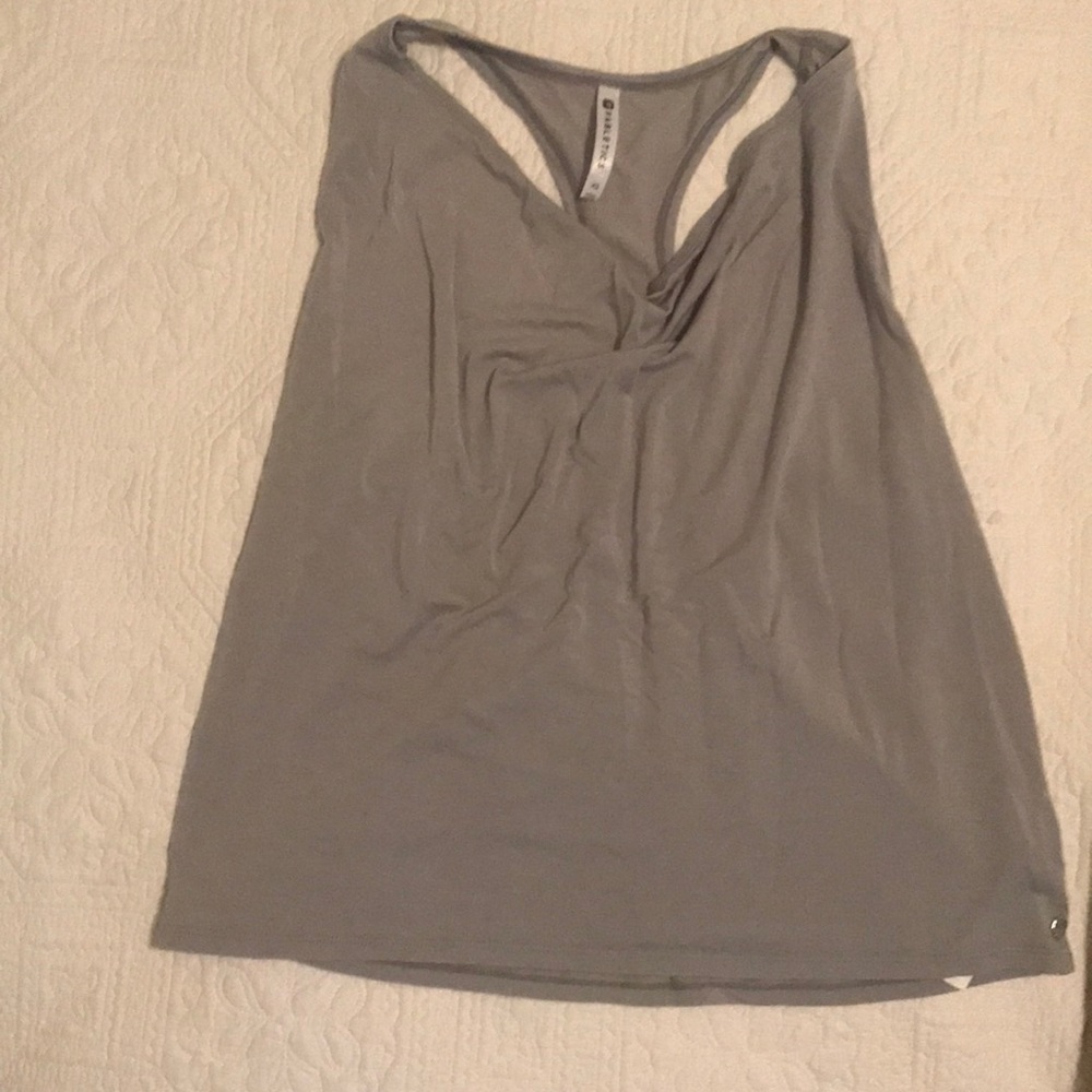 NWOT Fabletics drape neck racer back